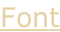 Font